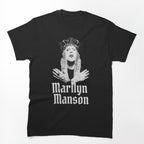 Marilyn Manson Graphic Macabre Goth Art Shirt