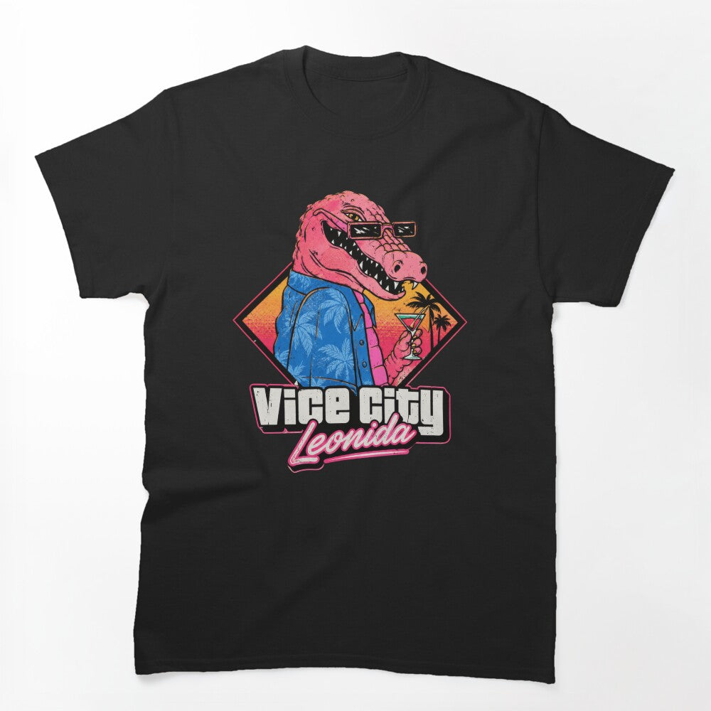 Leonida Sunset Retro Neon Boulevard Shirt