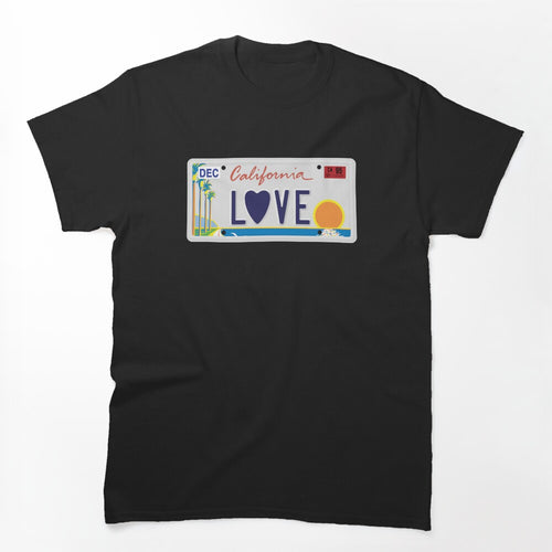 California Love License Plate Shirt