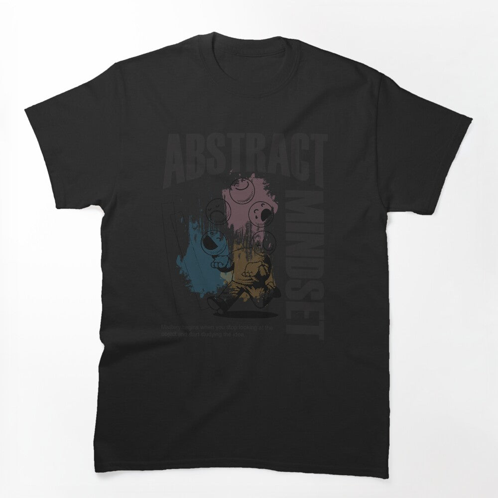 Abstract Mindset - Grunge Streetwear Typography Graphic Shirt