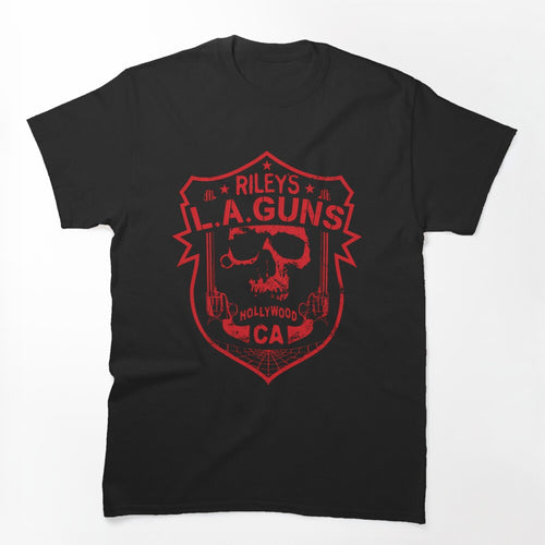 Rileys L A Guns Official Logo Shirt