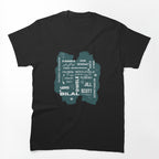 90s Neo Soul Iconic Music Artists Blue Paint Design Shirt