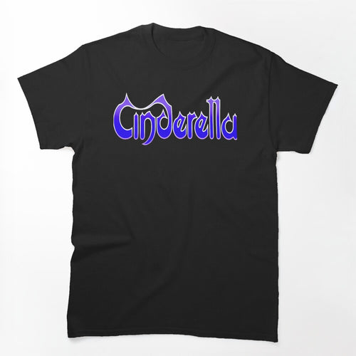 Elegant Purple Gradient Spiked Fantasy Typography Shirt