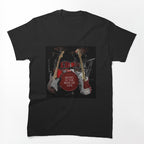 Music Is The Beat Of Life - Electric Guitar & Drums Artwork Shirt