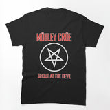 Mötley Crüe Shout Devil Pentagram Design Shirt