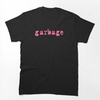 Garbage Debut Pink Logo Retro Rock Band Shirt
