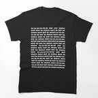 Scatman Ski-Ba-Bop-Ba-Dop-Bop Lyrics Shirt