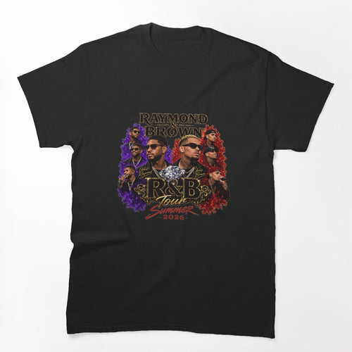 Retro R&B Music Tour 2026 Shirt