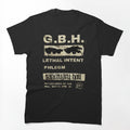 GBH Lethal Intent Phlegm Flyer Black Only T Shirt
