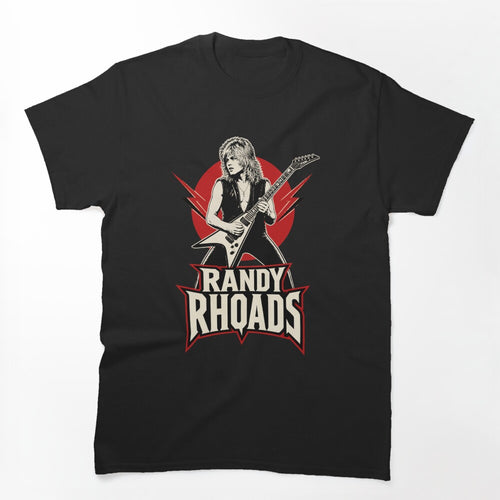 Randy Rhoads Inspired Rock Guitar Design For Music Lovers Shirt