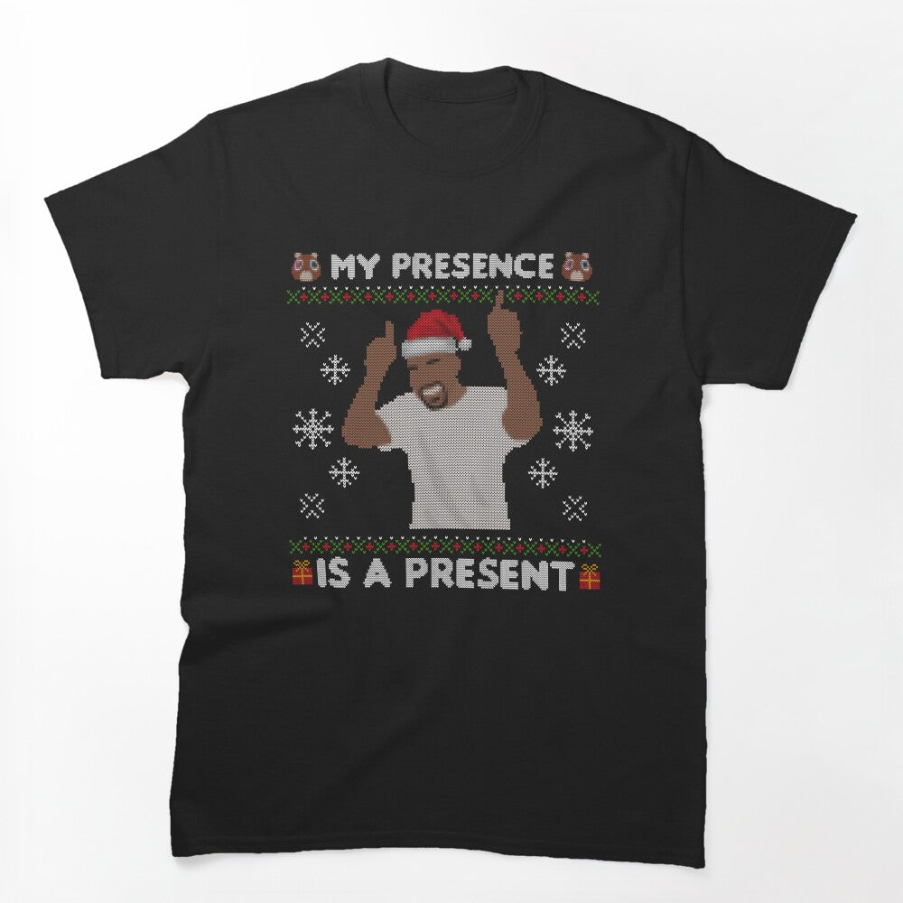 Kanye West Ye Hip Hop Rap Ugly Christmas Sweater My Presence Is A Shirt