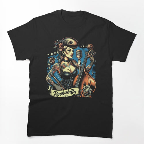 Retro Rockabilly Girl Shirt