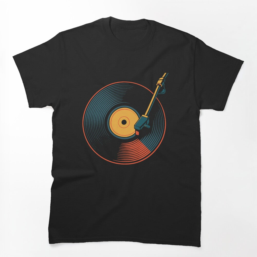 Analog Music Vinyl Record Player Art For Music Shirt