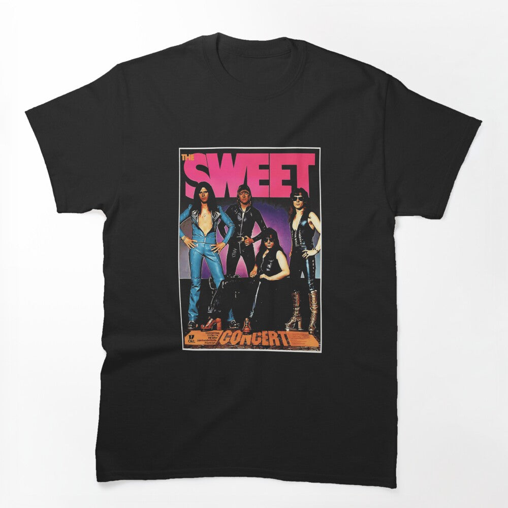 The Sweet Vintage Glam Rock Band Shirt