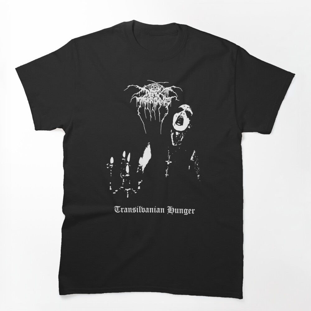 Darkthronee Transilvaniann Hungerr Black Metal Shirt
