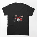Drum Kit Cartoon Illustration Shirt