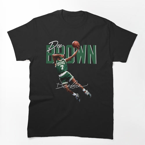 Dee Brown No Look Basketball Signature Vintage Retro 80s 90s Rap Shirt