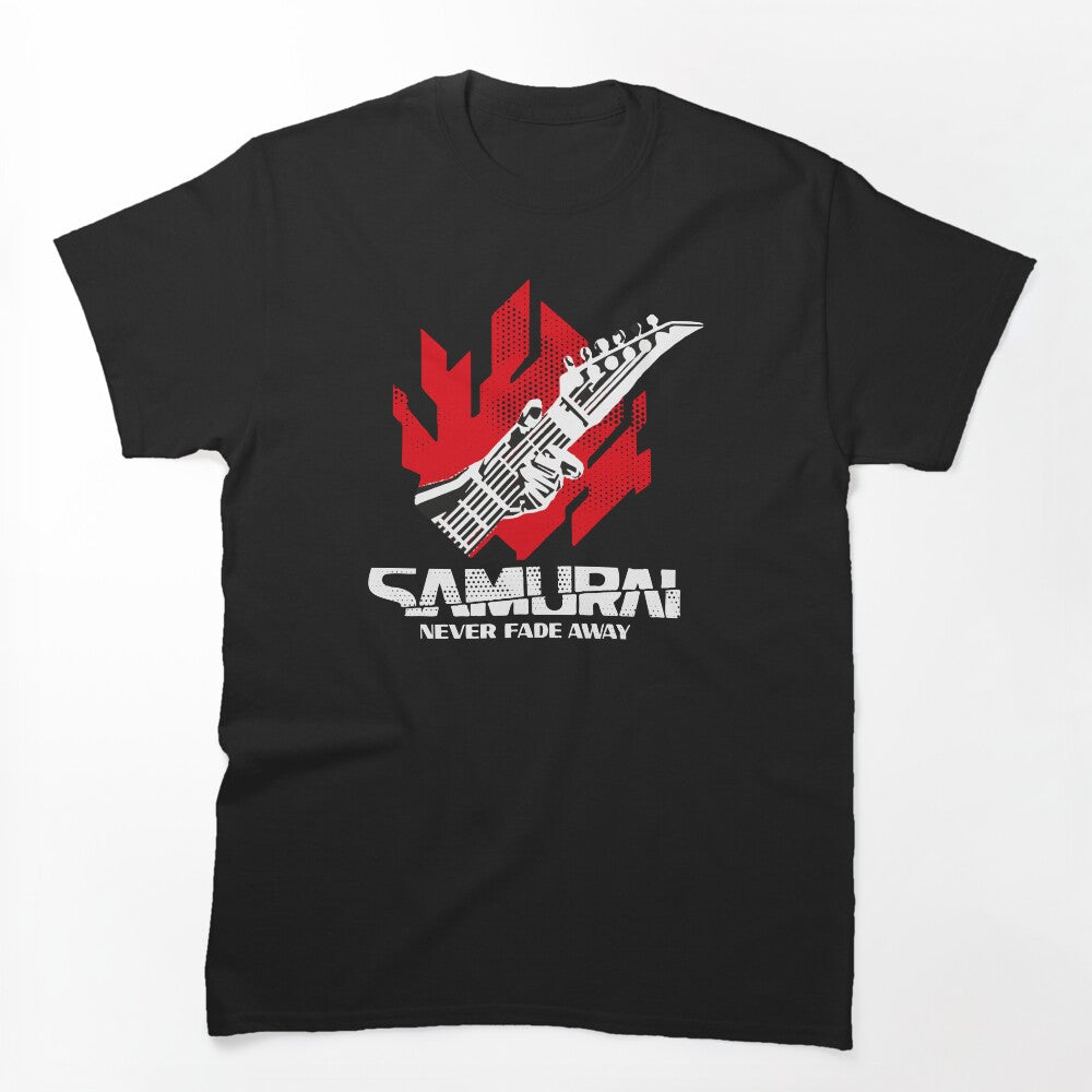 Samurai Rock Band Nerver Fade Away Shirt