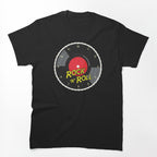 Wall Clock Vinyl Record Rock And Roll Shirt