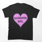 Hardcore Girl Heart Shirt