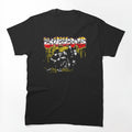 Duotone Silhouette Design Punk Rock Band Shirt