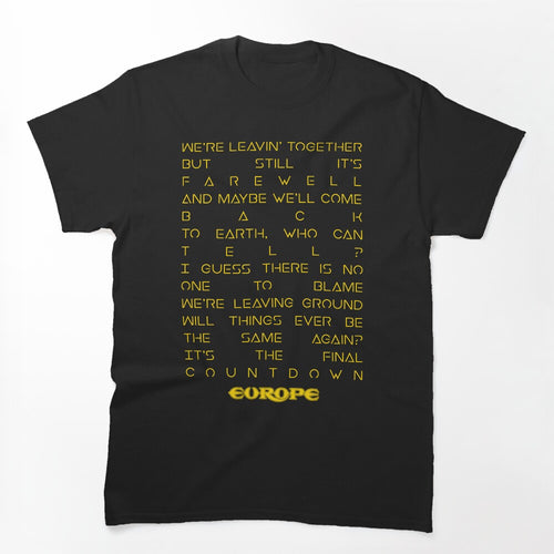 The Final Countdown 1 Shirt