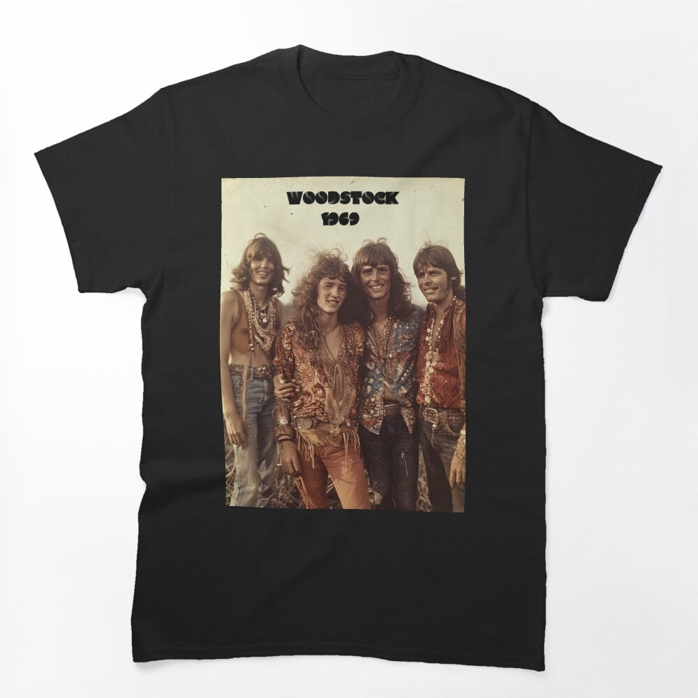 Woodstock 60's Hippy Rockers Art Shirt