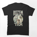 Rizz Em With The Tism Cat Autistic 90s Bootleg Rap Shirt