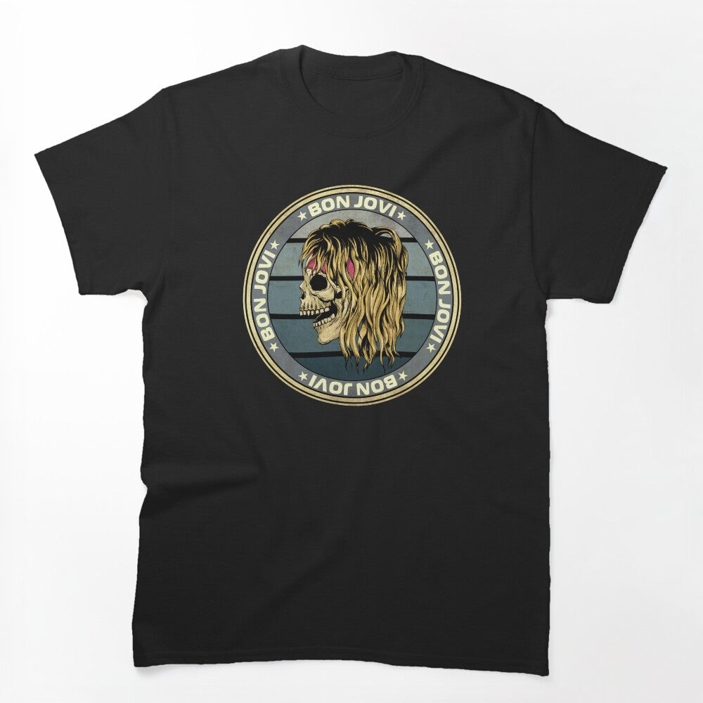 Bon Jovi Glam Skull Shirt