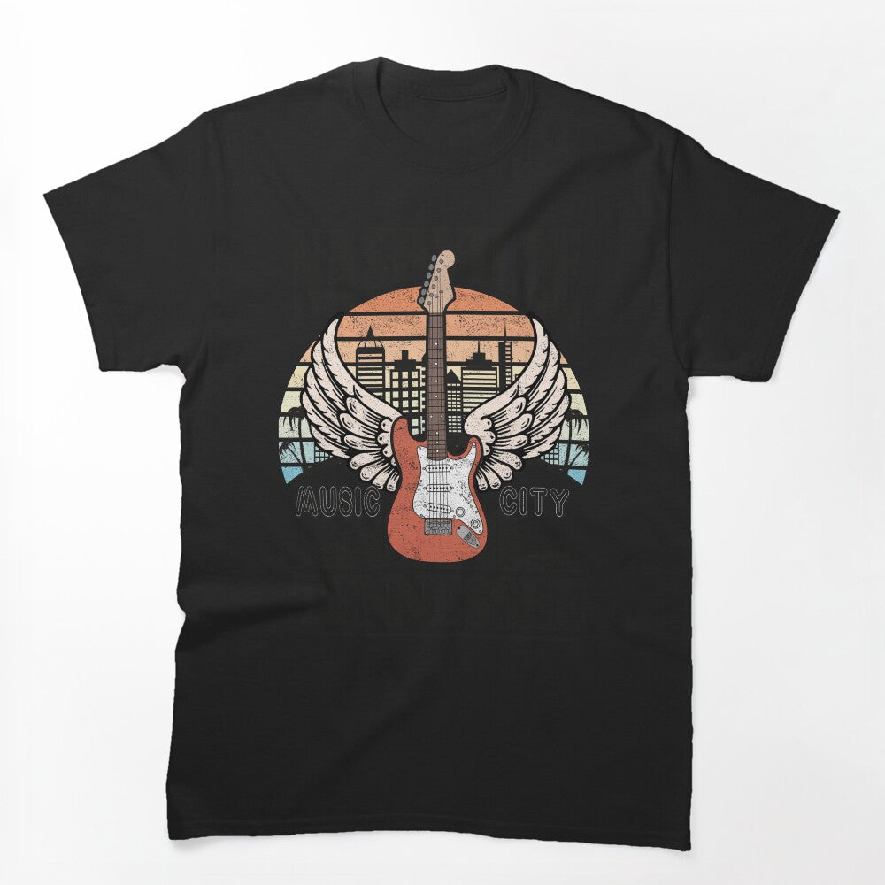 Nashville Music City Country Music And Western Style Shirt