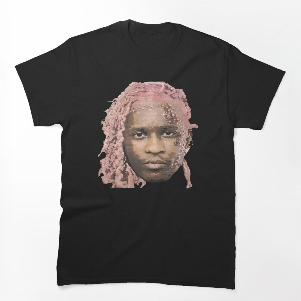 Vintage Young Thug Pink Hair Shirt