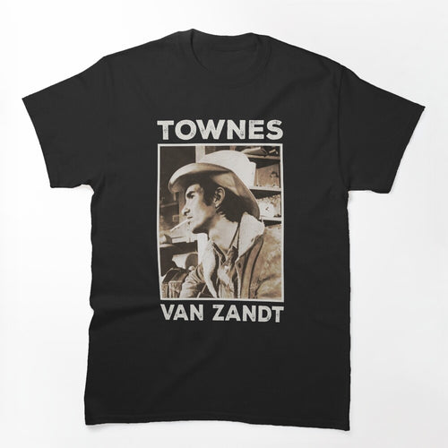 Retro Outlaw Townes Van Zandt Fan Art Shirt