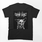 Good Girl Black Metal Dog Typography Shirt