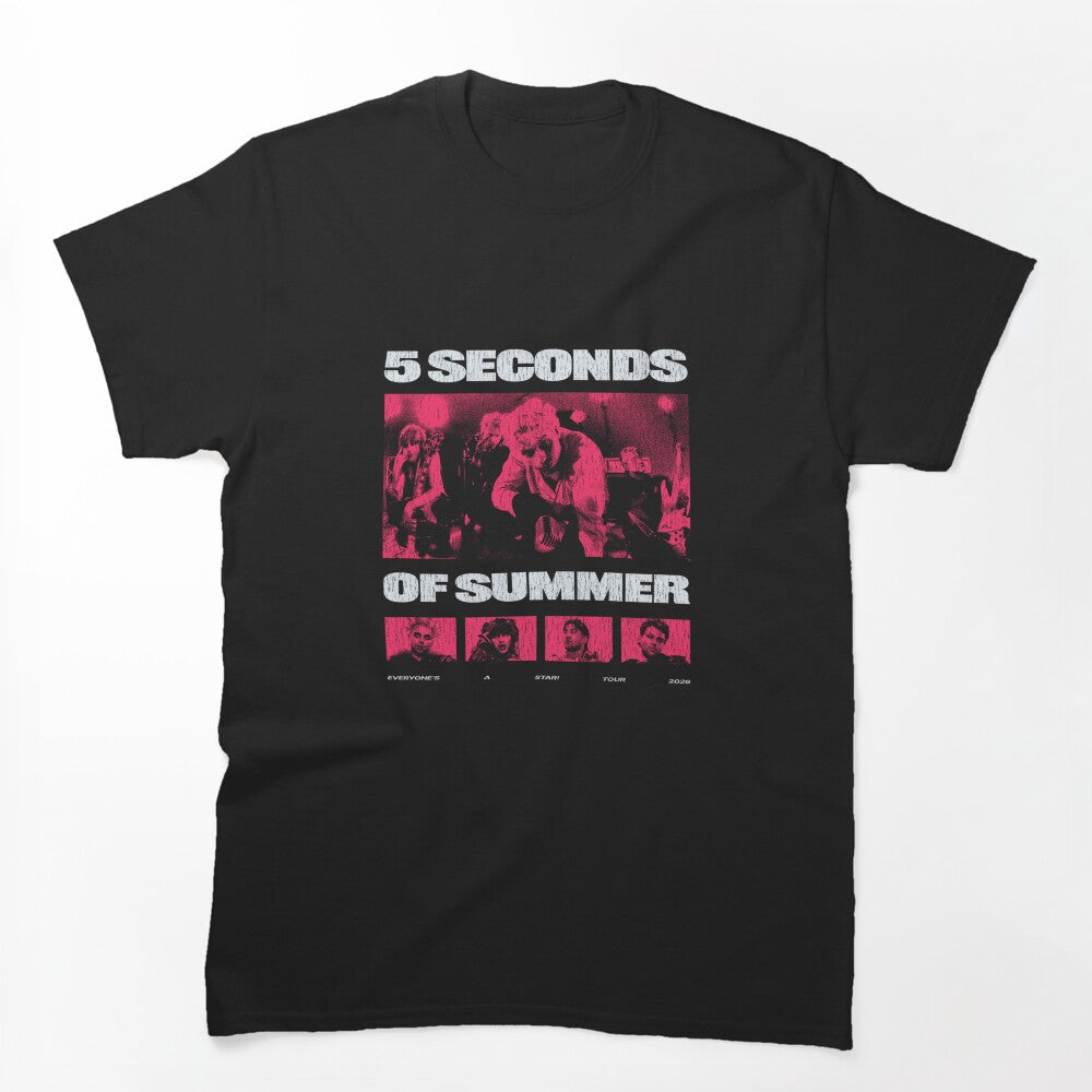 5SOS Lightning Bolt Graphic Design Shirt