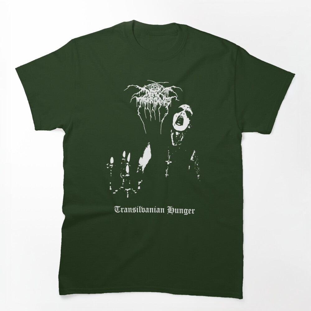 Darkthronee Transilvaniann Hungerr Black Metal Shirt
