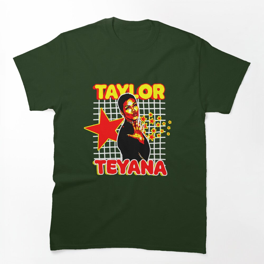 Teyana Taylor R&B Singer Glamorous Retro Fashion Shirt