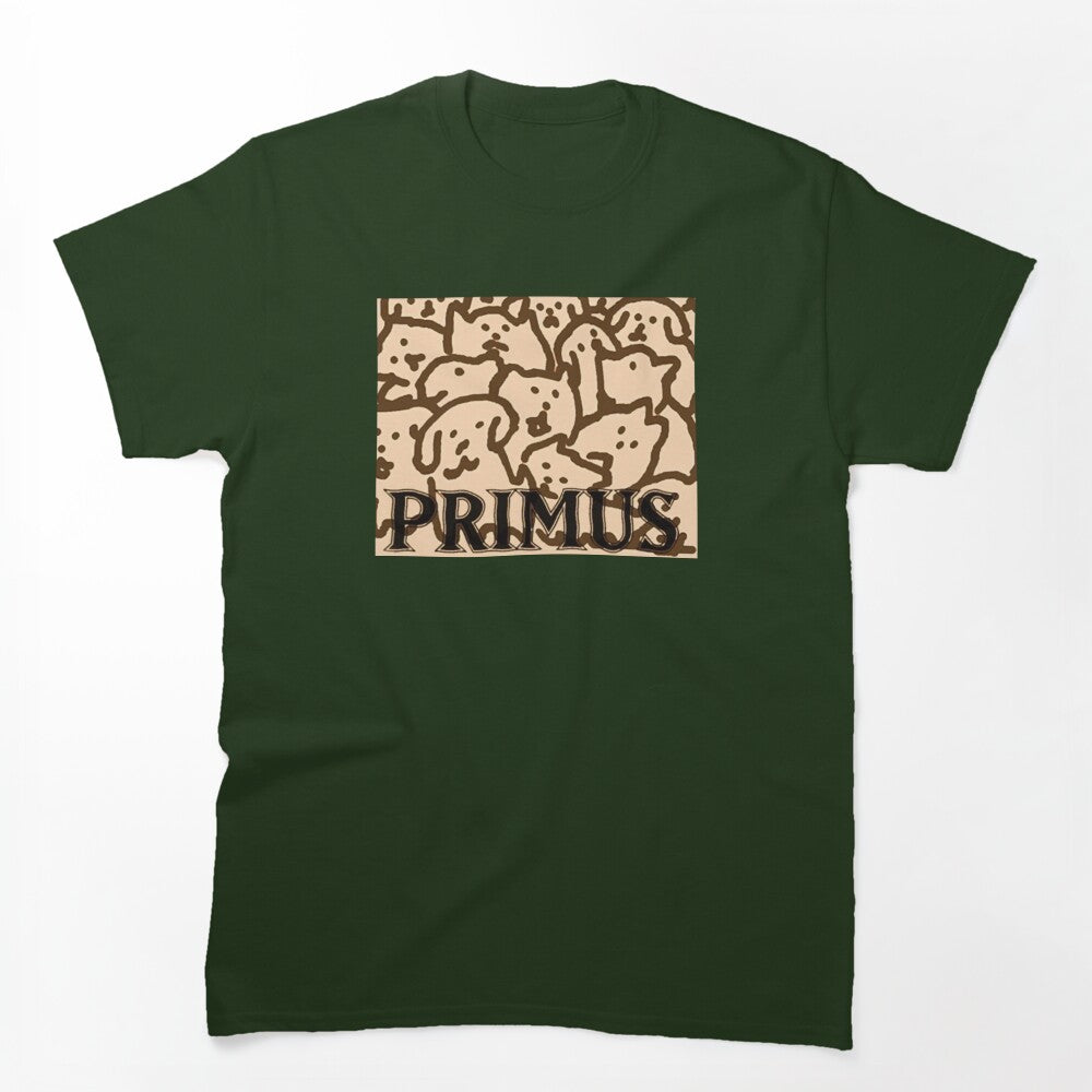 Primus Too Many Puppies 1987 Recording Shirt
