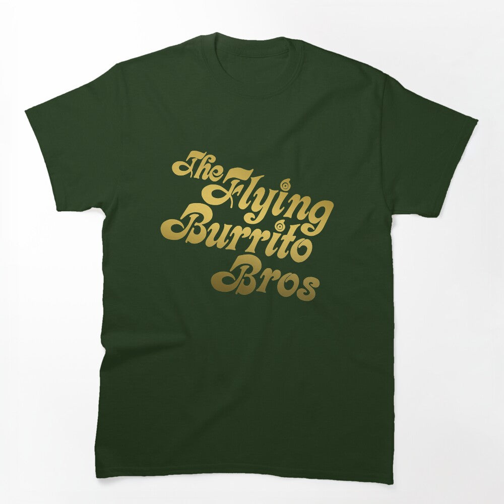 The Byrds Mr Tambourine - The Flying Burrito Bros Text Shirt