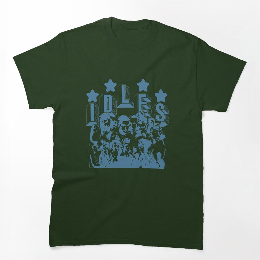 Silhouette Style Hardcore Punk Band Shirt