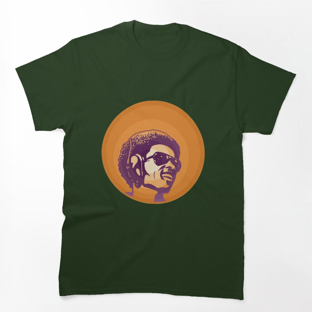 Stevie Wonder Stevie Wonder Orange_Purple _ Shirt