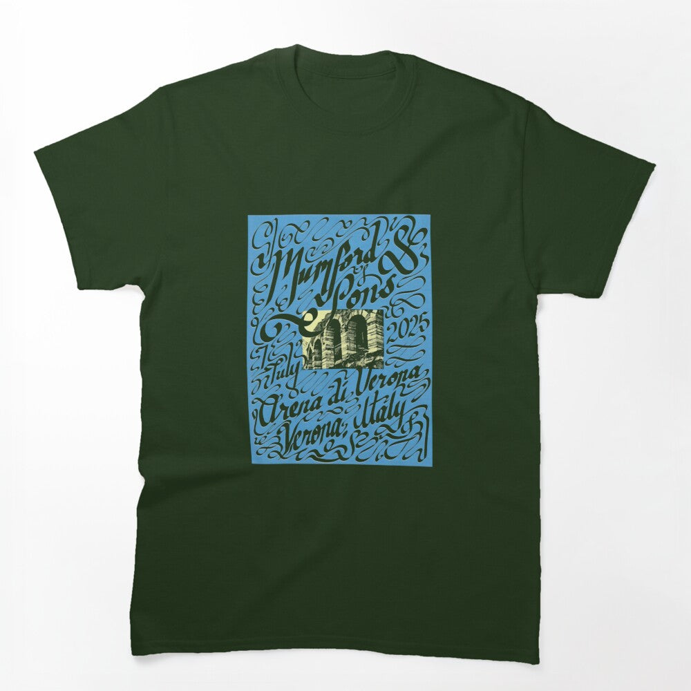 Mumford & Sons Verona Tour 2025 Shirt