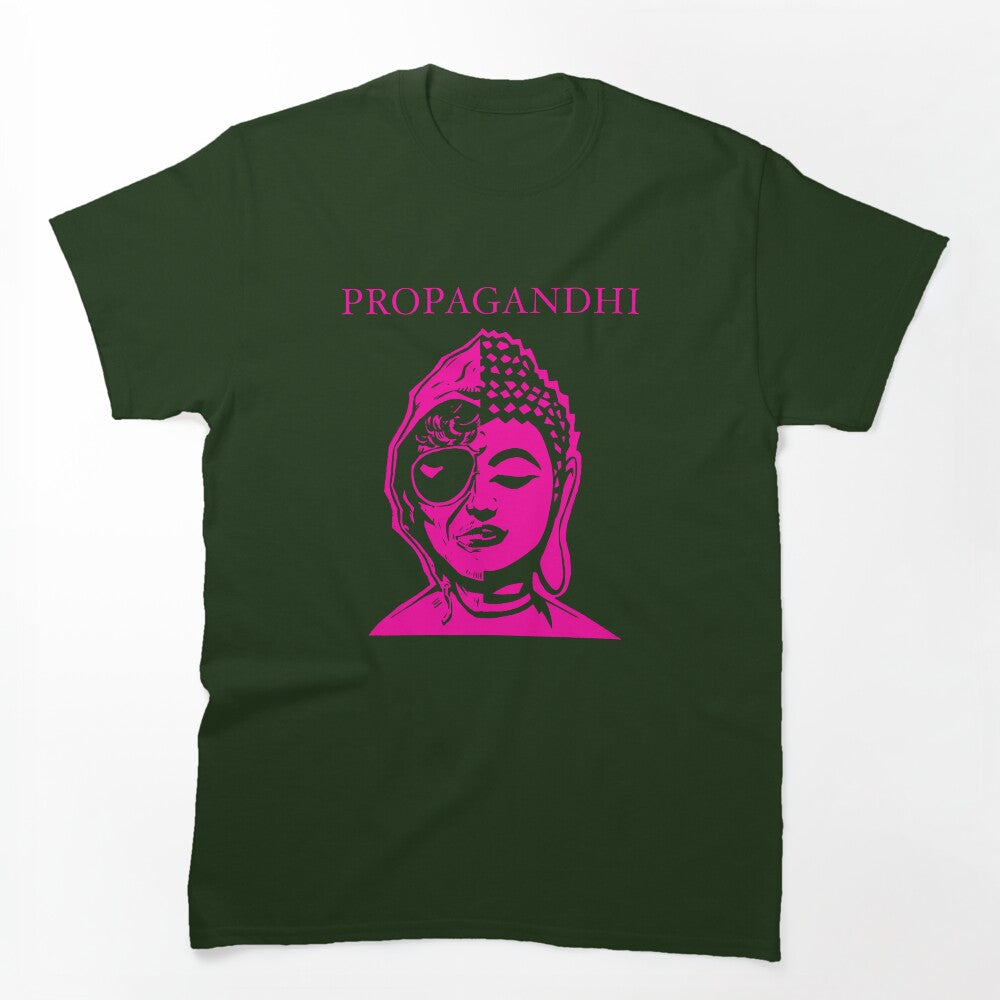 Pink Silhouette Style Melodic Hardcore Band Shirt