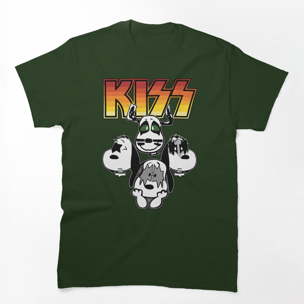 Snoopy K-i-s-s Rock Band Shirt