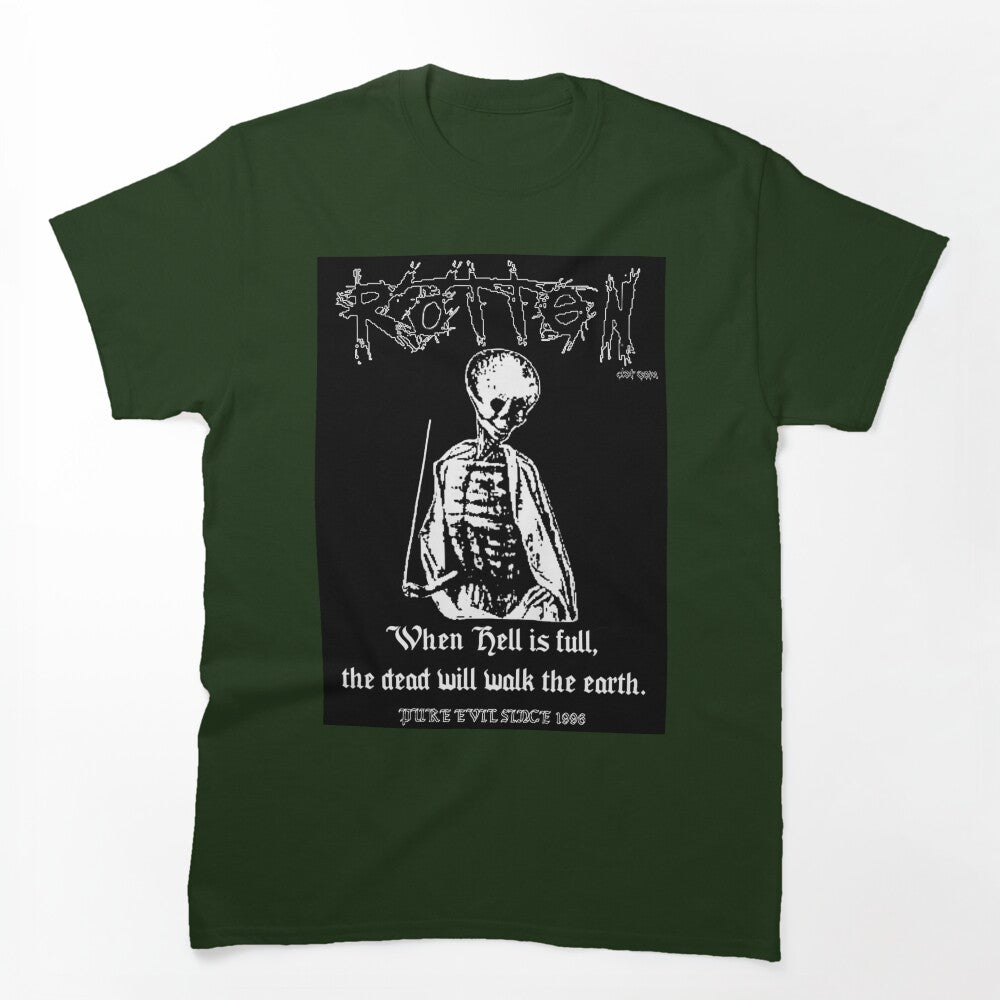 Rotten Dot Com Rotten Com Design Macabre Skeleton Morbid Shirt