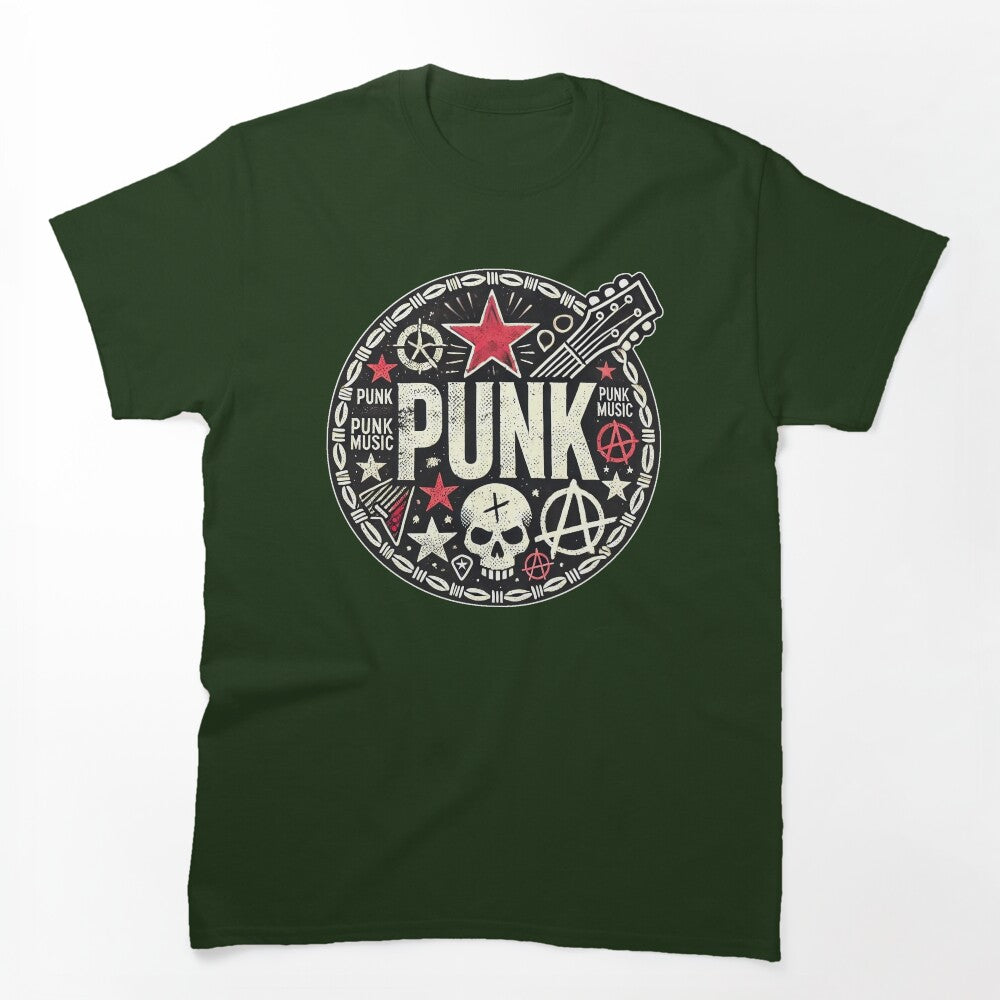 Punk Rock - Bold And Rebellious Design Shirt