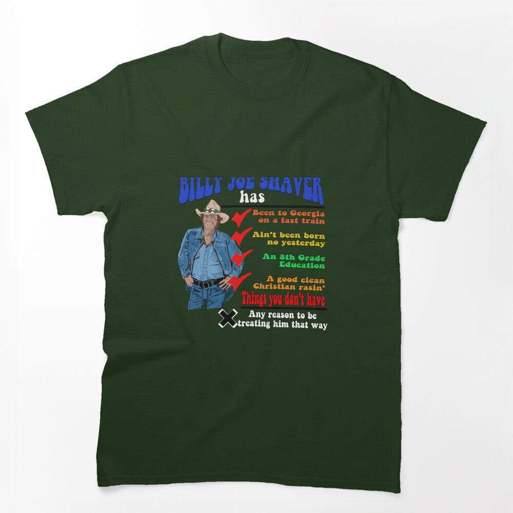 Billy Joe Shaver Has Shirt