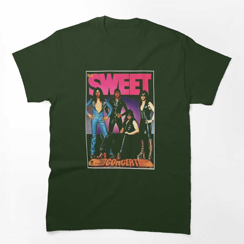 The Sweet Vintage Glam Rock Band Shirt