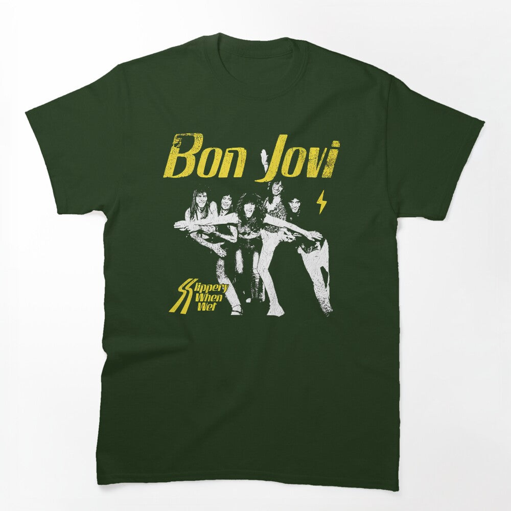 Iconic 80s Glam Metal Band D Shirt