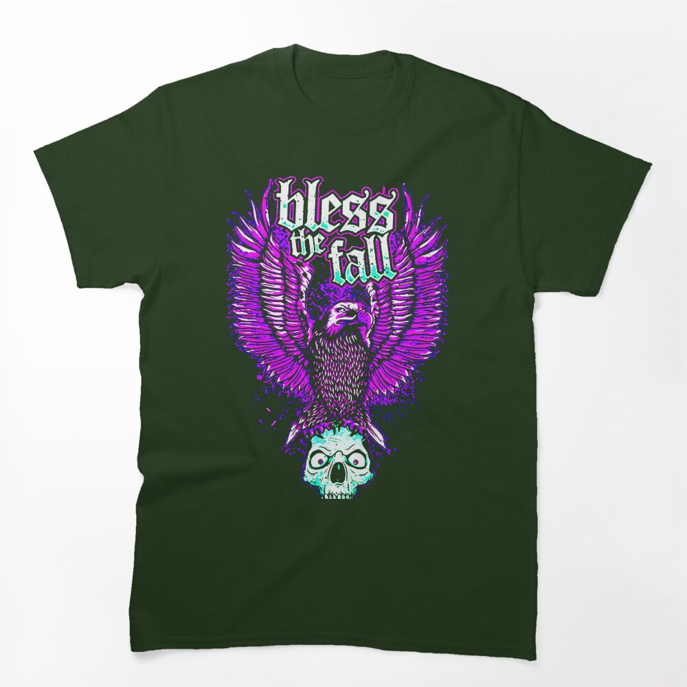 Purple Pink Gradient Wings Alternative Rock Shirt