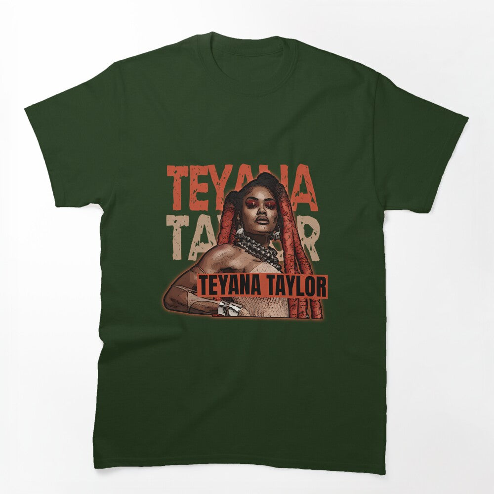 Teyana Taylor Inspired R&B Fashion Portrait Design Shirt